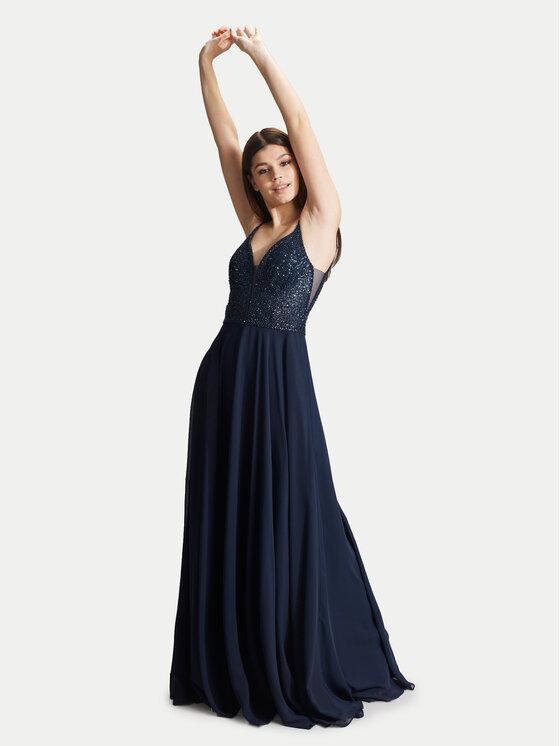 Hey Kyla Hey Kyla Večernja haljina 5AC105HK Tamnoplava Regular Fit