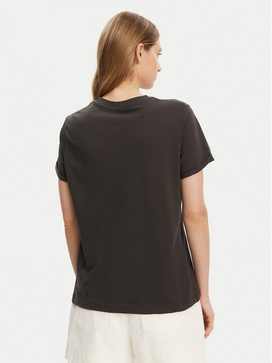 Roxy Roxy T-Shirt ERJZT05911 Szary Regular Fit