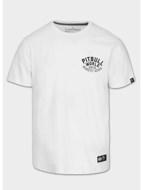 PITBULL PITBULL T-Shirt Koszulka męska HERO XL Biały Regular Fit