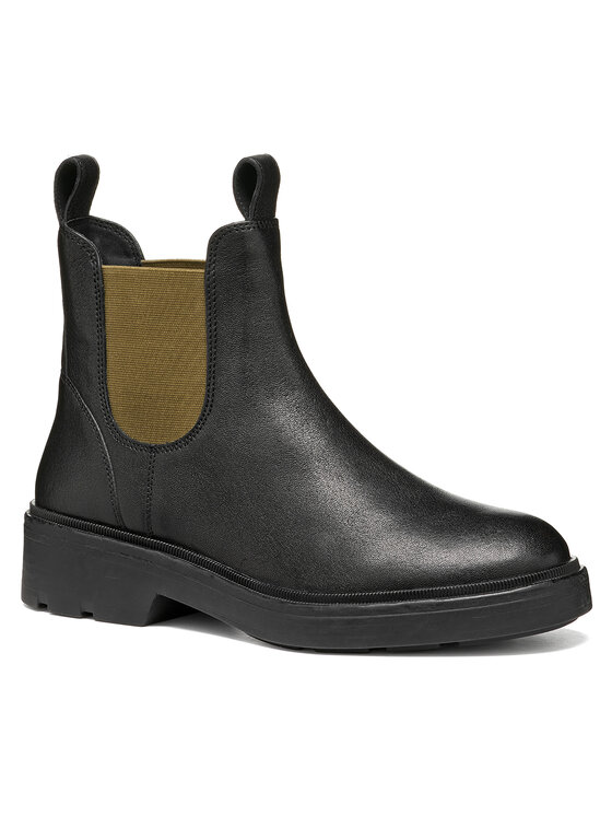 Geox Geox Členková obuv s elastickým prvkom D Swelen D665GI 81 C0033 Hnedá
