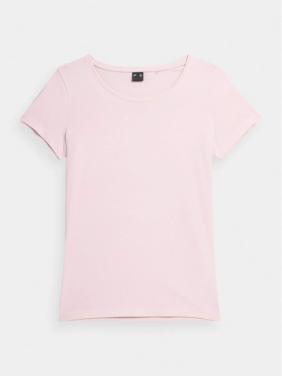 4F 4F T-Shirt 4FMM00TTSHF731-56S Różowy Regular Fit