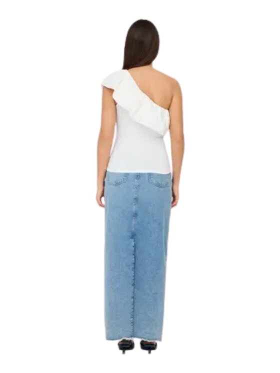 ONLY ONLY Top Onlsoffy one shoulder mix top Bianco Regular Fit