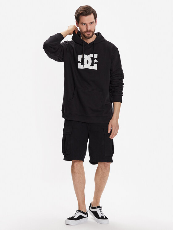 DC Shoes DC Shoes Mikina ADYSF03099 Čierna Relaxed Fit