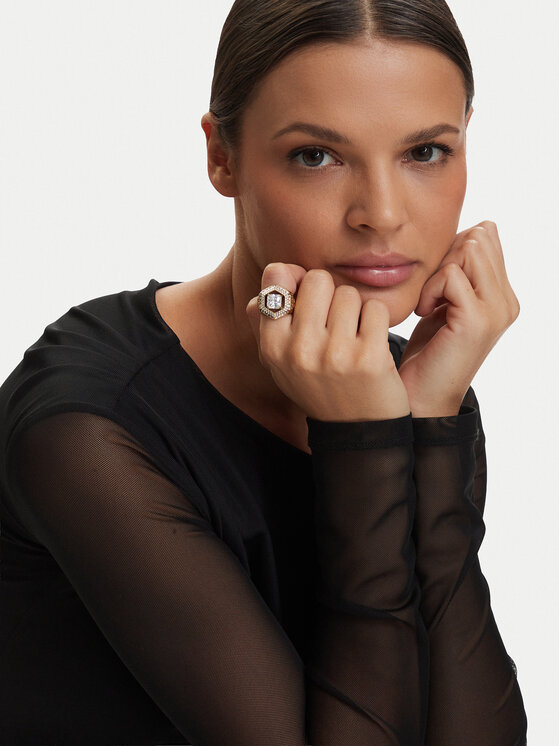 Guess Guess Prsteň JUBR06 187JW Zlatá