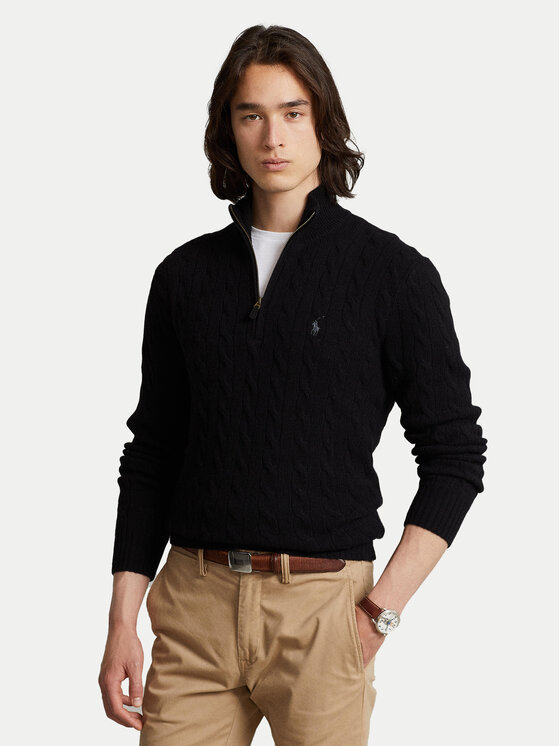 Polo Ralph Lauren Polo Ralph Lauren Sweater 710876766005 Fekete Regular Fit