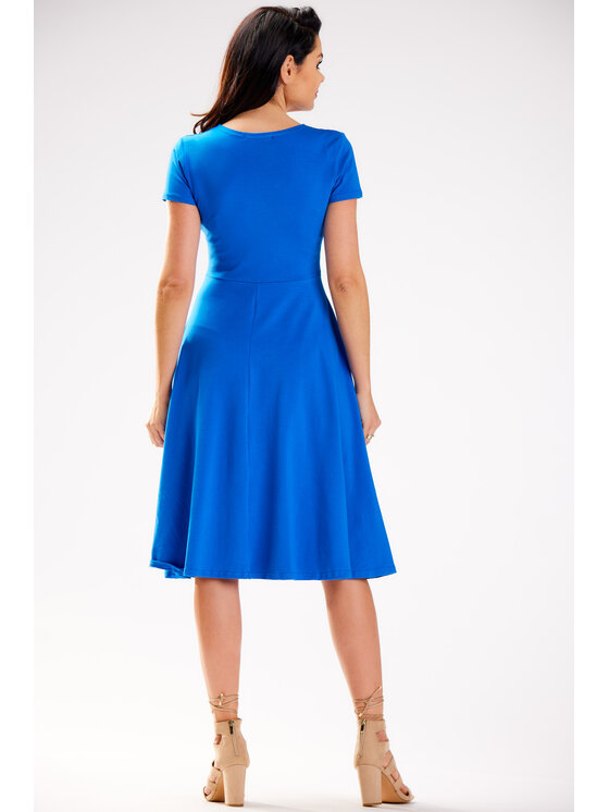 Infinite You Infinite You Sukienka letnia M292 Niebieski Basic Fit