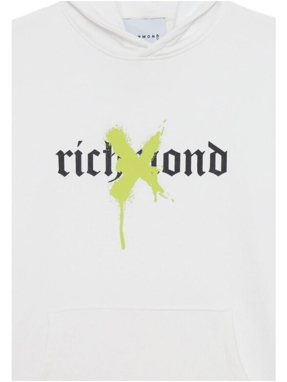 John Richmond John Richmond Felpa Felpa da donna John Richmond Bianco Regular Fit