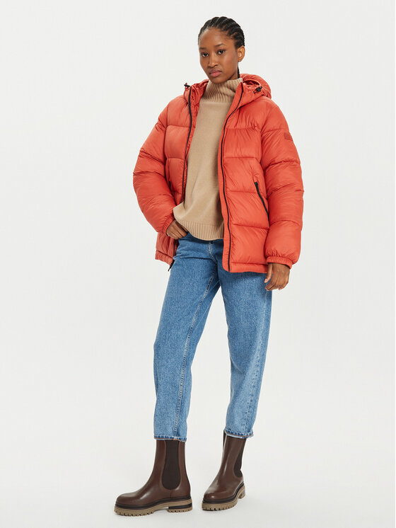 Napapijri Napapijri Télikabát A-Box Logo NP0A4HZ2 Piros Regular Fit