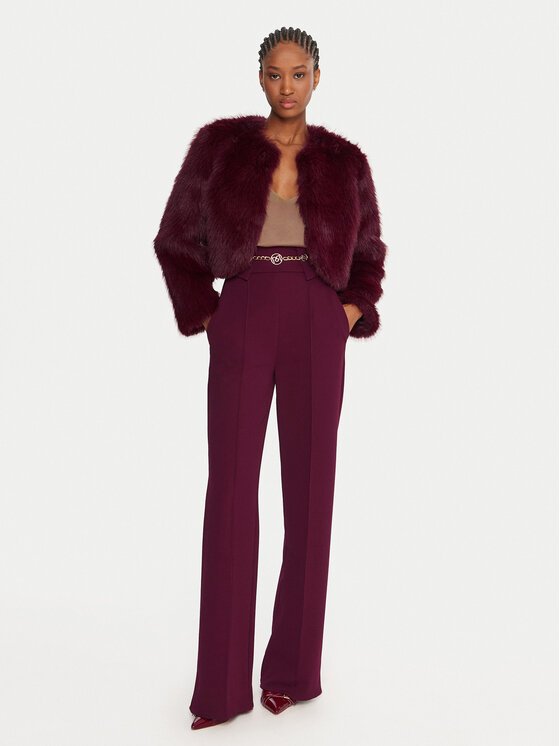 Rinascimento Rinascimento Stoffhose CFC0126219003 Dunkelrot Regular Fit
