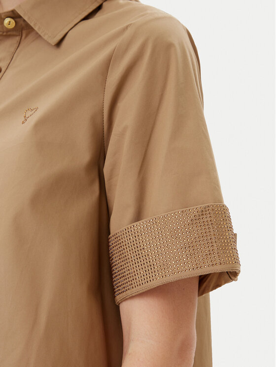 LOLA CASADEMUNT LOLA CASADEMUNT Vestito chemisier LS2516065 Beige Regular Fit