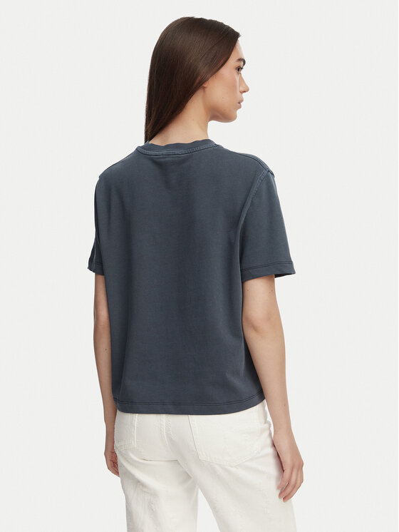 Tommy Hilfiger Tommy Hilfiger T-särk Crest WW0WW48713 Tumesinine Relaxed Fit