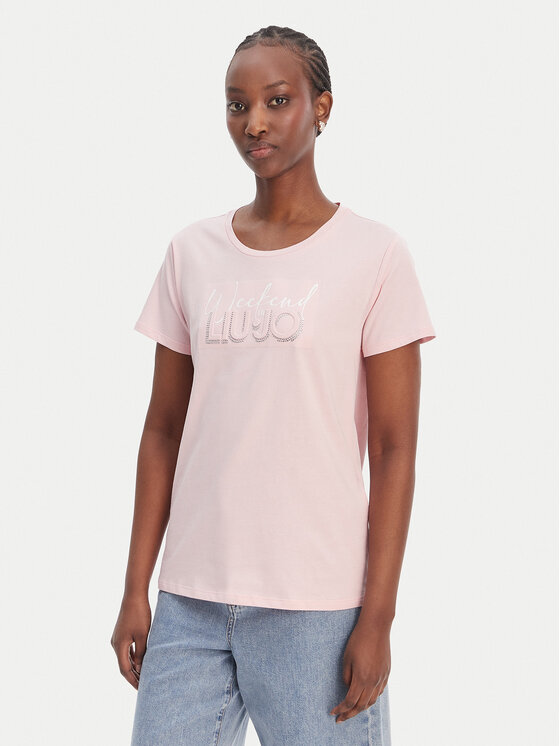 Liu Jo Sport Liu Jo Sport T-Shirt TA6252 JS923 Ροζ Regular Fit