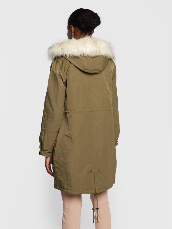 Guess Guess Parka Lena W2BL32 WEWG0 Πράσινο Regular Fit