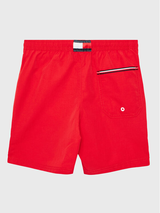 Tommy Hilfiger Tommy Hilfiger Σορτς κολύμβησης UB0UB00482 Κόκκινο Regular Fit