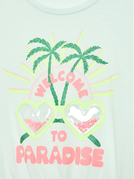 T-shirt U15978 Verde Regular Fit