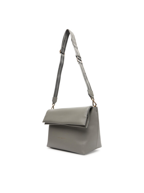 Tommy Hilfiger Tommy Hilfiger Torebka Th Logotape Med Crossover AW0AW17692 Szary
