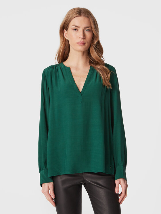 Blusa Solid WW0WW38350 Verde Regular Fit