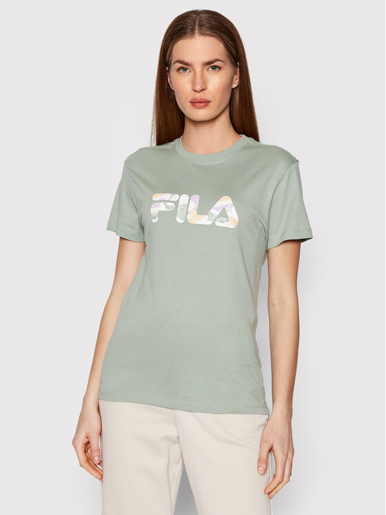 Fila T shirt Basco FAW0098 Vert Regular Fit Modivo