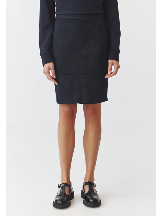 TATUUM TATUUM Spódnica midi ZAMA Granatowy Close Fit