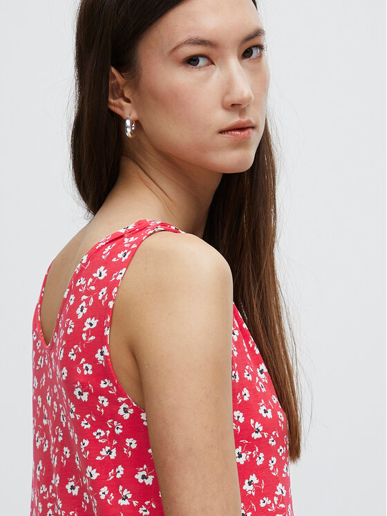 ICHI ICHI Rochie de vară 20118422 Roșu Regular Fit
