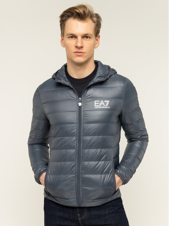 EA7 Emporio Armani EA7 Emporio Armani Vatovaná bunda 8NPB02 PN29Z 1977 Sivá Regular Fit