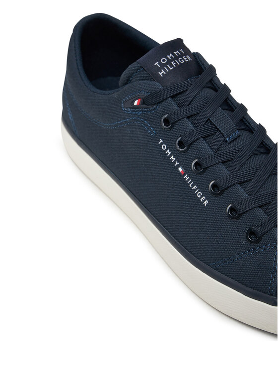 Tommy Hilfiger Tommy Hilfiger Teniszcipő Hi Vulc Low Core Canvas FM0FM05396 Sötétkék