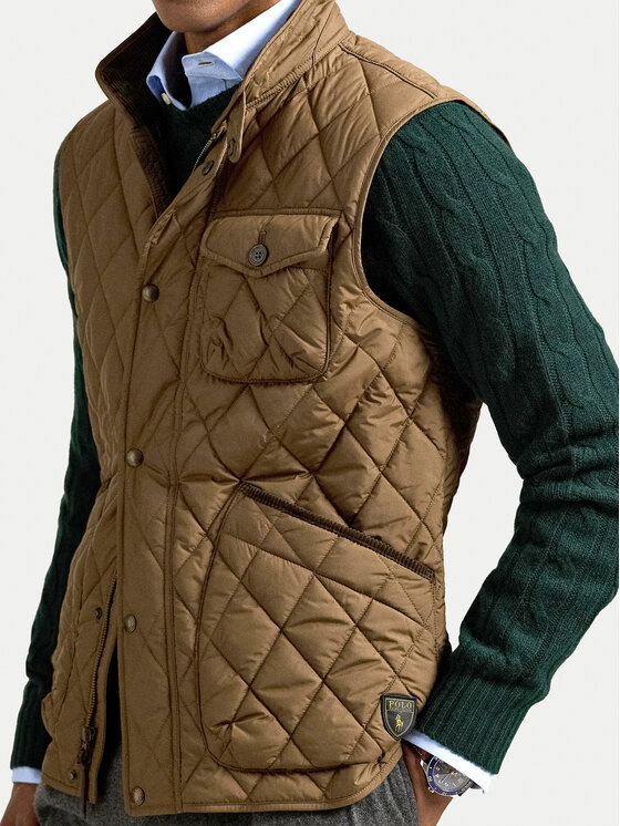 Polo Ralph Lauren Polo Ralph Lauren Prsluk 710940375006 Smeđa Regular Fit