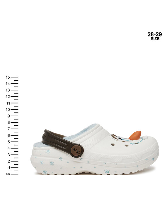 Crocs Crocs Şlapi Classic Frozen Olaf Clog Kids 210234 Alb