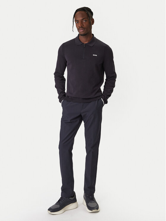 BOSS BOSS Sveter Ever 50551688 Tmavomodrá Regular Fit