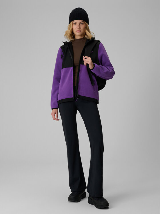 4F 4F Polar FOB Fioletowy Regular Fit