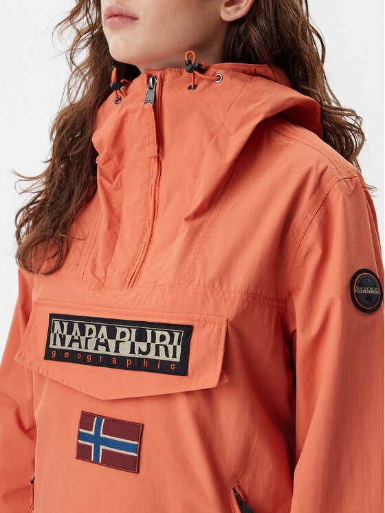 Napapijri Napapijri Kurtka anorak Rainforest NP0A4G7F Pomarańczowy Regular Fit