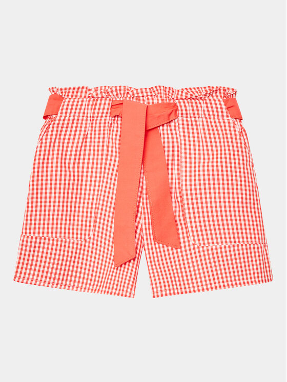 United Colors Of Benetton United Colors Of Benetton Bavlnené šortky 47KTG9017 Červená Regular Fit