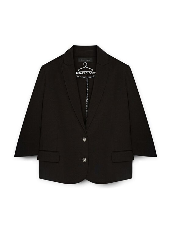 Fiorella Rubino Fiorella Rubino Giacca di transizione Q533T000216N033 Nero A-Line Fit