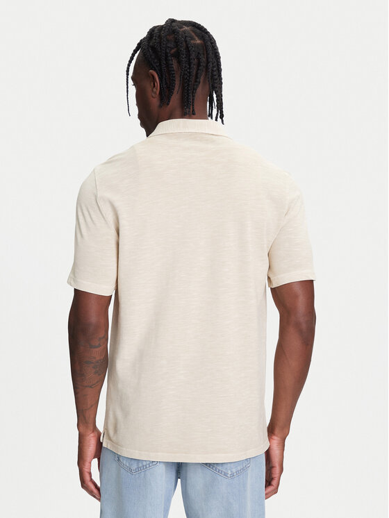 Mustang Mustang Poloshirt Palco 1016505 Beige Regular Fit