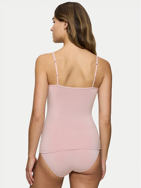 Triumph Triumph Marškinėliai Feel Of Modal 10221654 Rožinė Slim Fit
