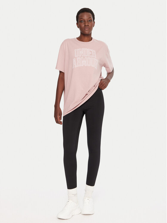 Under Armour Under Armour Тишърт Ua Rival Campus 6007883 Розов Oversize