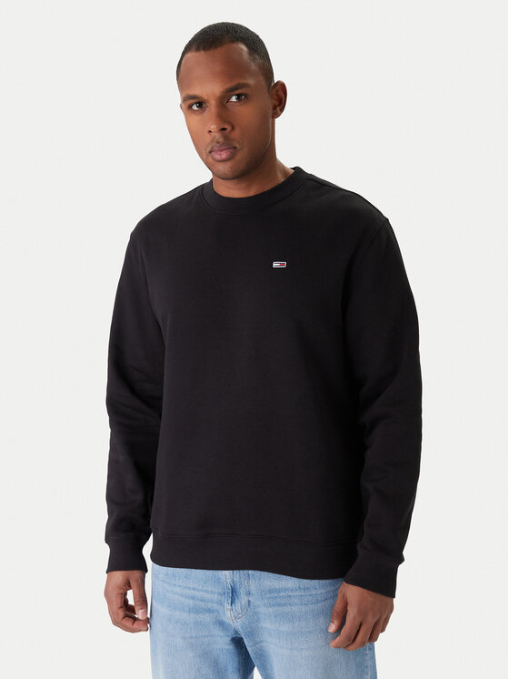 Tommy Jeans Tommy Jeans Bluză DM0DM20741 Negru Regular Fit