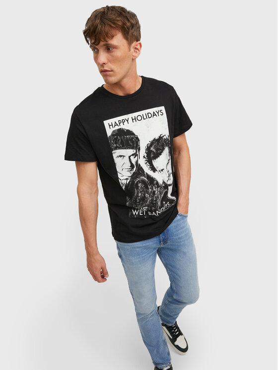 T-shirt Home 12222006 Nero Regular Fit