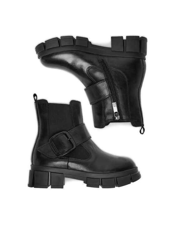 Badura Badura Μποτάκια EO-CI12-9092-10 Μαύρο