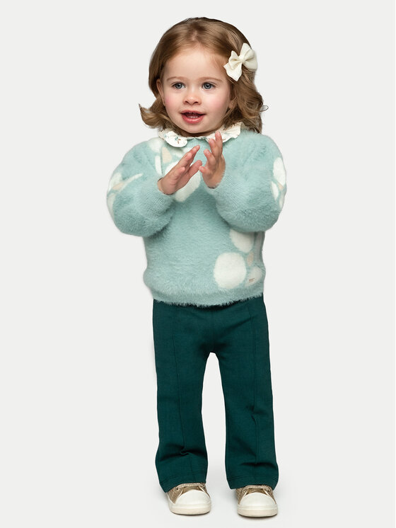 Mayoral Mayoral Pantaloni di tessuto 2538 Verde Regular Fit