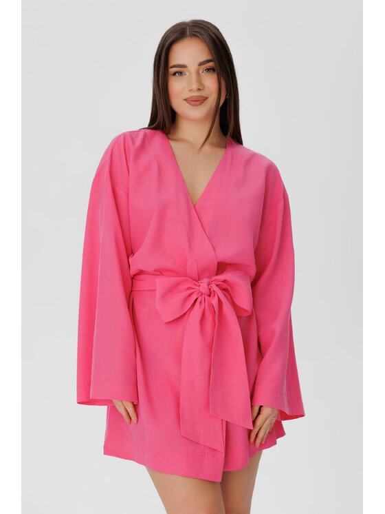 LAURELLA Každodenné šaty 4SS023 Ružová Regular Fit