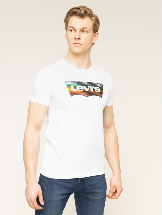 Levi's® Levi's® Póló Housemark Graphic Tee 22489-0207 Fehér Regular Fit