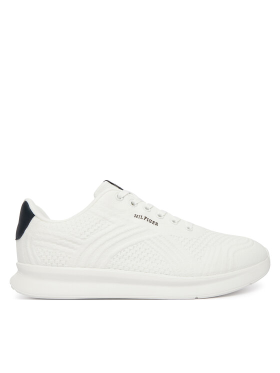 Tommy Hilfiger Sportcipők Lightweight Runner Mix FM0FM05755 Ekru