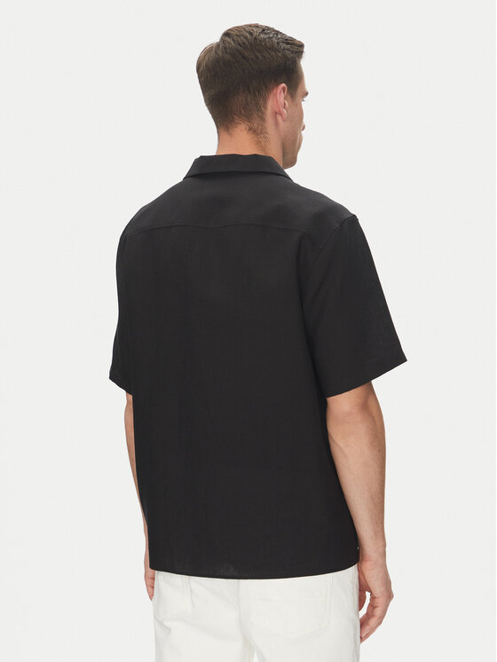 Calvin Klein Calvin Klein Cămașă LV04LC127G Negru Regular Fit