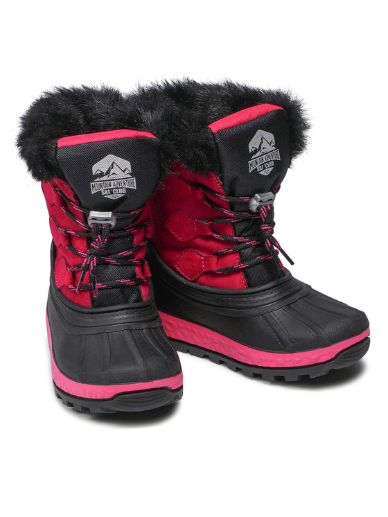 Boatilus Boatilus Снігоходи Youth Joggy Sint Leather Boot NJ16 VAR.21ZU Рожевий
