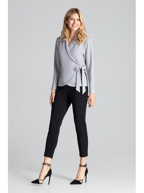 FIGL FIGLFIGL Blusa M692 Grigio Regular Fit