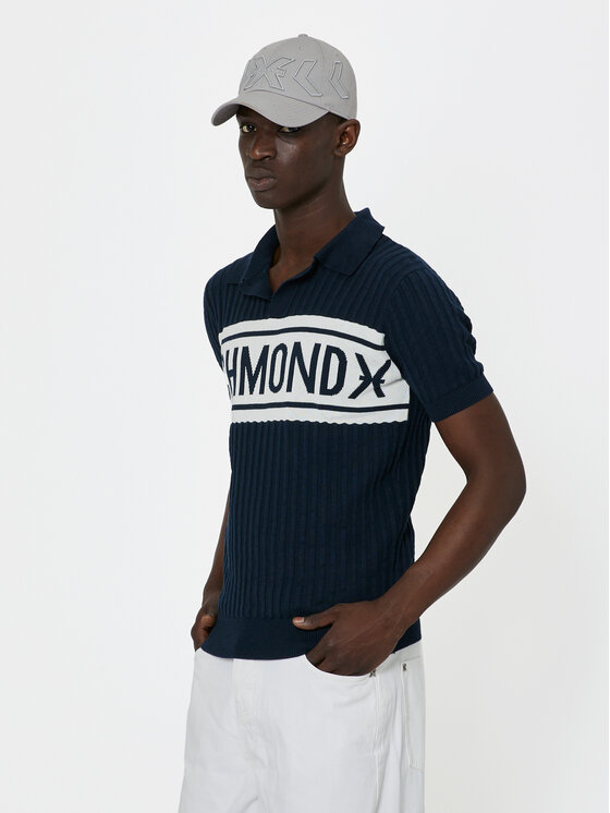 Richmond X Richmond X Поло Peiale UMP24216PO Cиній Regular Fit