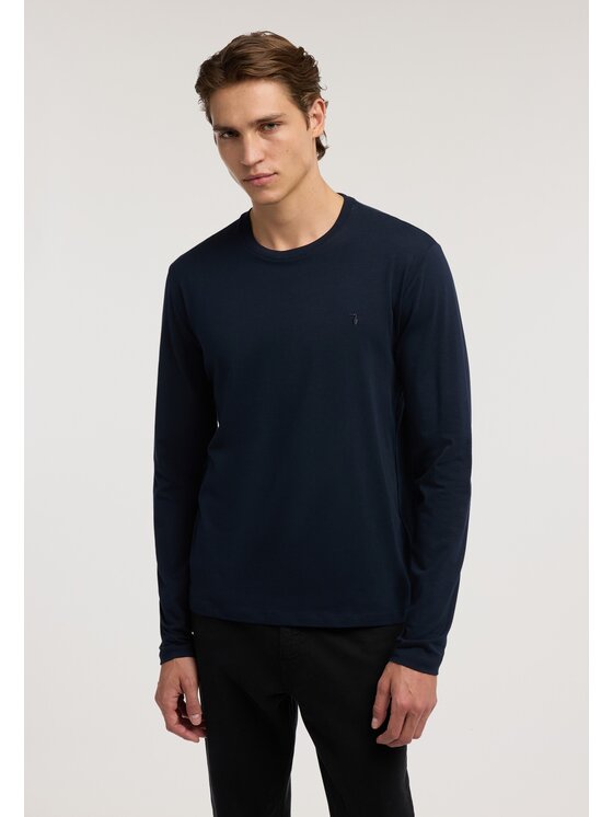 Trussardi Trussardi T-Shirt G0238100040N0B1 Niebieski Regular Fit