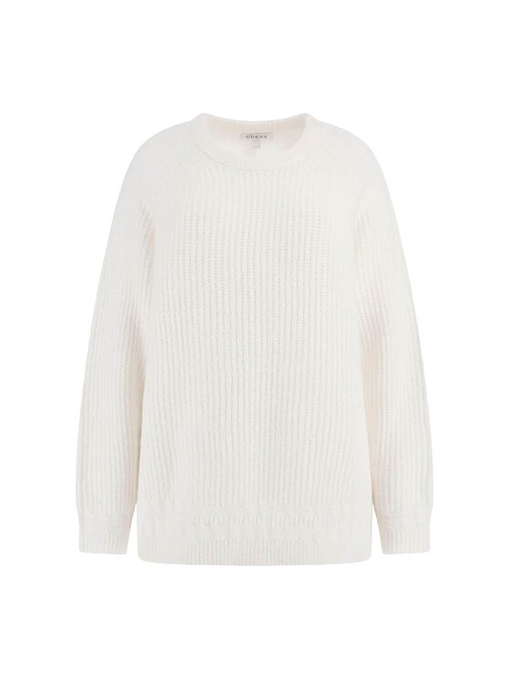 Guess Guess Sweter 169467 Biały Classic Fit