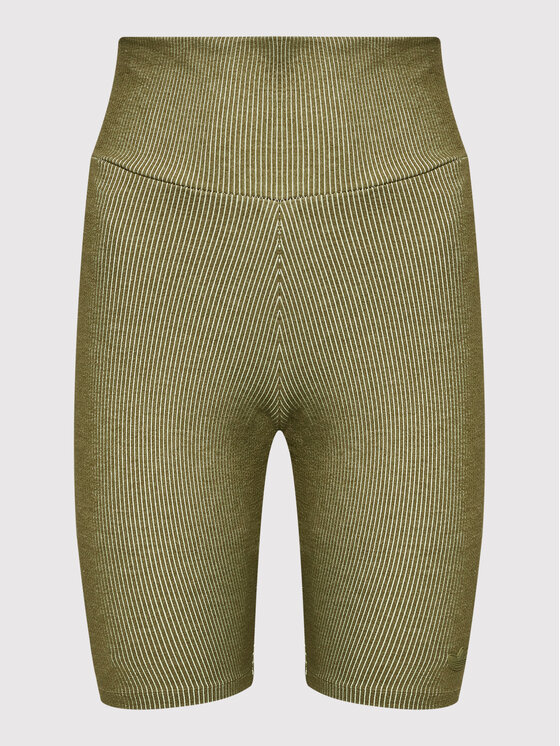 adidas adidas Kolarki 2 Colored Rib HF2105 Zielony Slim Fit
